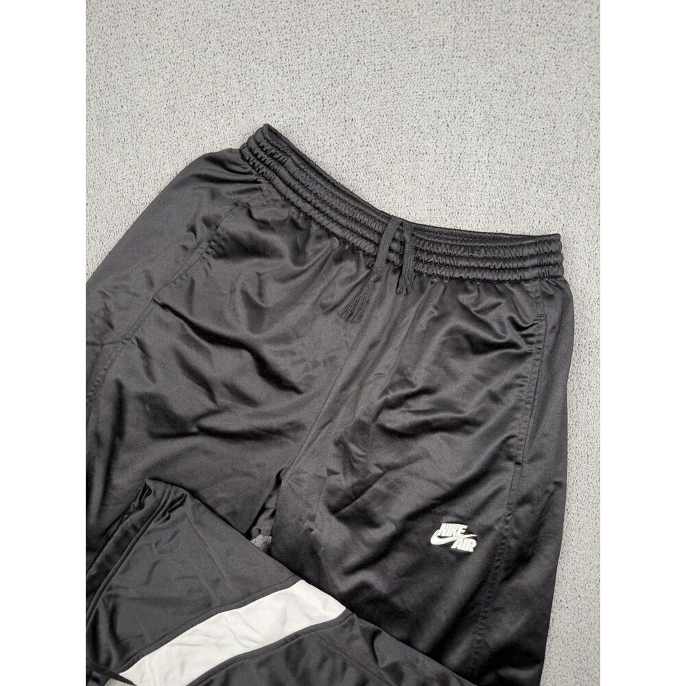Vintage Nike Pants Mens XL Black Silver Tag Vintage Sweatpants Y2K Baggy